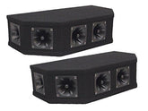 2x Soundlab 50W Piezo Tweeter Array Top Box